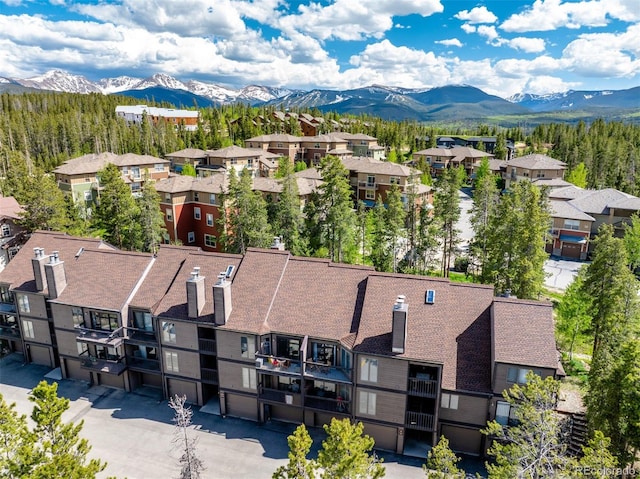 100 County Road 8344 Unit 3, Fraser, CO 80442 - aerial view of residential area featuring a mountain backdrop