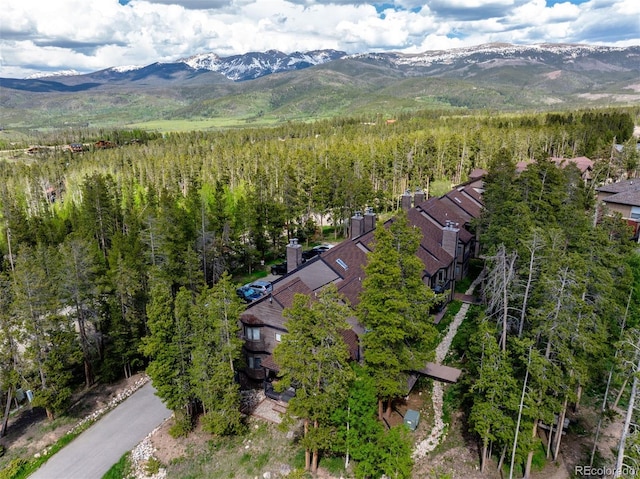 100 County Road 8344 Unit 3, Fraser, CO 80442 - aerial view of property and surrounding area with a mountainous background