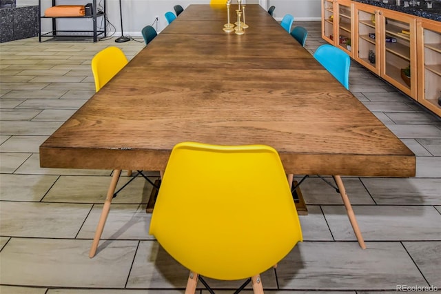 view of dining area