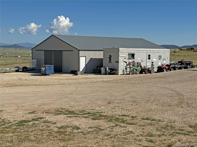 1970 County Road 241, Westcliffe, CO 81252 - view of pole building with a mountain view