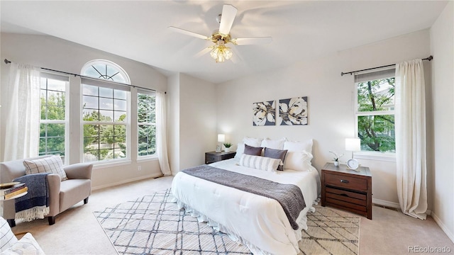 2521 Otter Ct, Lafayette, CO 80026 - carpeted bedroom featuring baseboards and ceiling fan