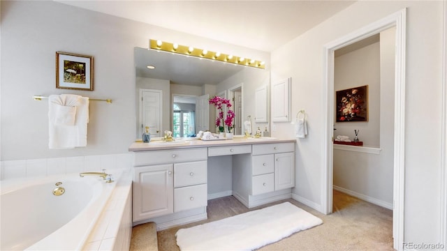 2521 Otter Ct, Lafayette, CO 80026 - full bath with double vanity and a bath