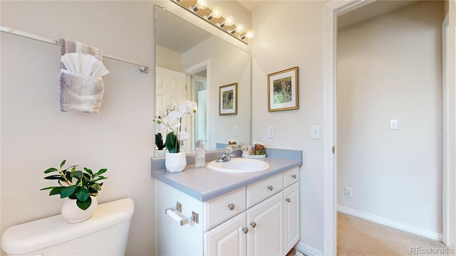 2521 Otter Ct, Lafayette, CO 80026 - bathroom with vanity and toilet