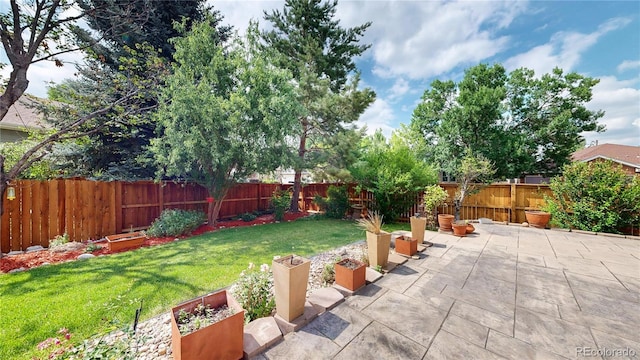 2521 Otter Ct, Lafayette, CO 80026 - fenced backyard with a patio