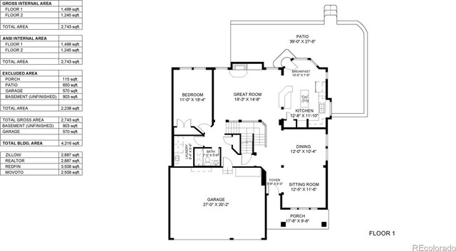 2521 Otter Ct, Lafayette, CO 80026 - view of room layout