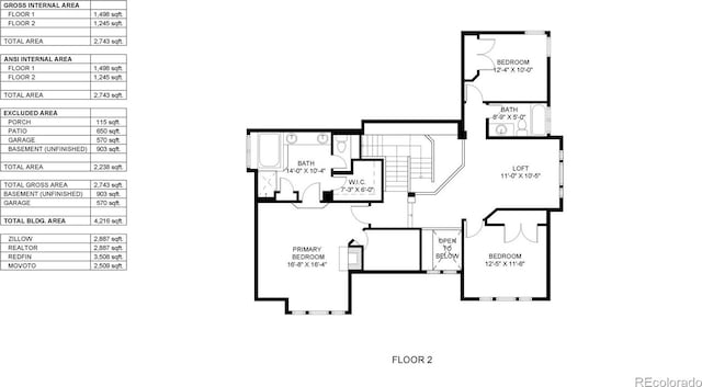 2521 Otter Ct, Lafayette, CO 80026 - view of property floor plan