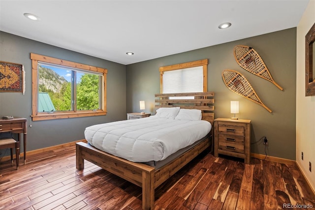 403 Pitkin St, Frisco, CO 80443 - bedroom with wood finished floors and recessed lighting