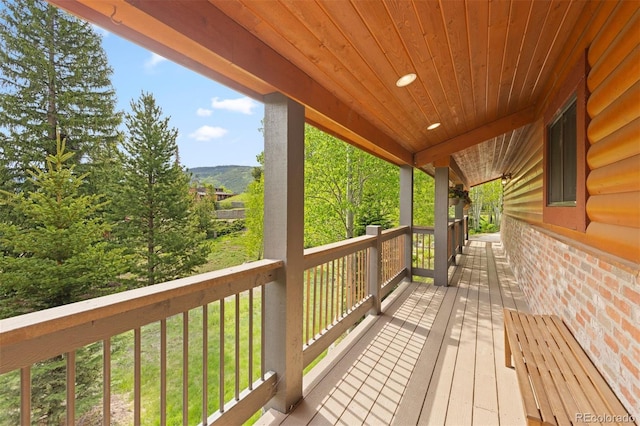 403 Pitkin St, Frisco, CO 80443 - view of wooden terrace