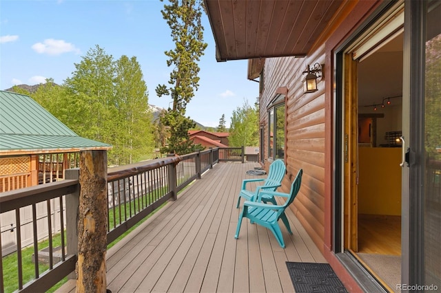403 Pitkin St, Frisco, CO 80443 - view of wooden terrace