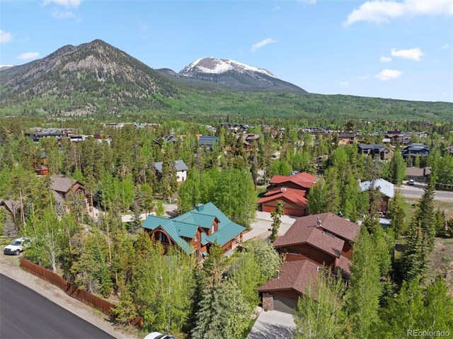 403 Pitkin St, Frisco, CO 80443 - aerial perspective of suburban area featuring mountains