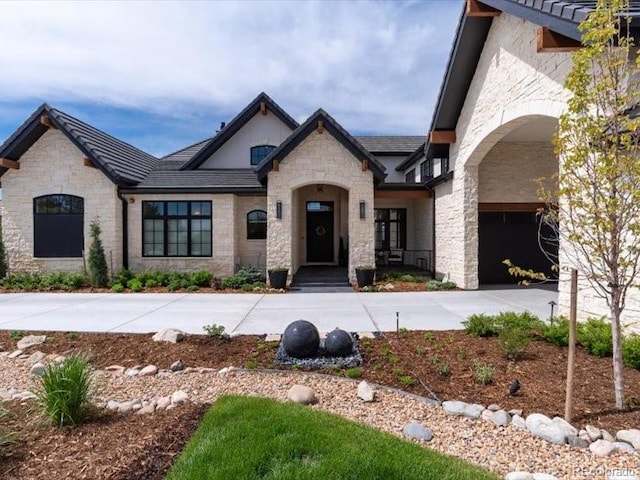 860 Diamond Ridge Cir, Castle Rock, CO 80108 - french country home featuring stone siding and stucco siding