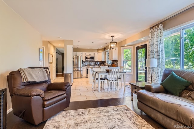 9492 Crestmore Way, Highlands Ranch, CO 80126 - living room featuring recessed lighting