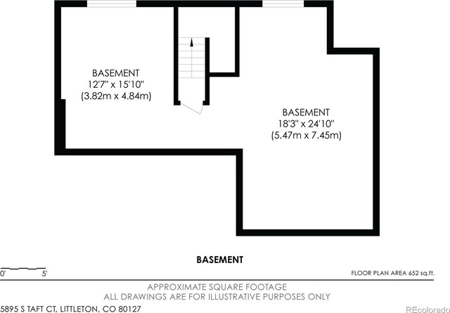 5895 S Taft Ct Unit H, Littleton, CO 80127 - floor plan / room layout