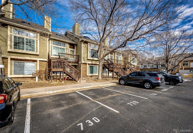 view of car parking