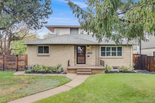 2090 Irving St, Denver, CO 80211 - view of front facade with brick siding and roof with shingles
