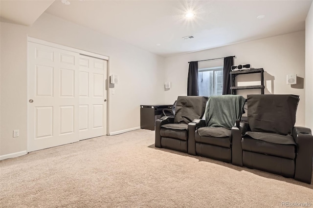 25561 E 5th Pl, Aurora, CO 80018 - carpeted cinema room featuring baseboards and recessed lighting