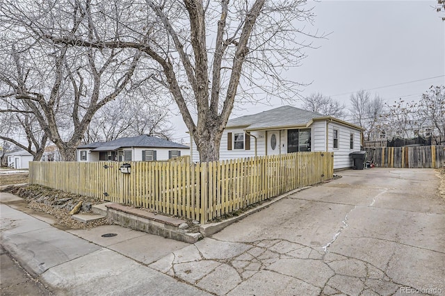 view of front of home