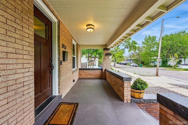 3928 Zuni St, Denver, CO 80211 - view of patio with covered porch