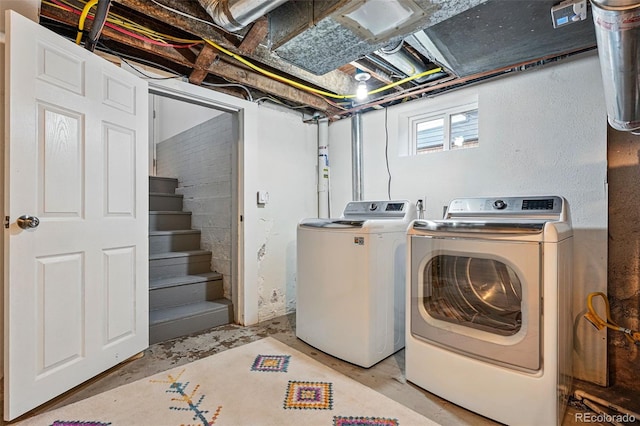 3928 Zuni St, Denver, CO 80211 - washroom with washer and clothes dryer