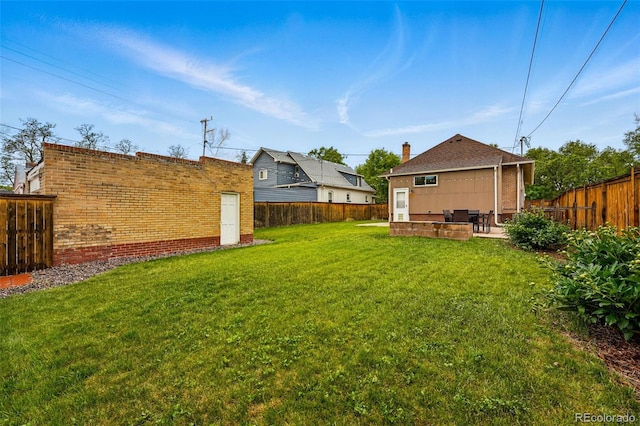 3928 Zuni St, Denver, CO 80211 - view of yard featuring a patio