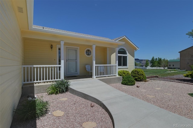 12454 Tex Tan Rd, Peyton, CO 80831 - property entrance with covered porch