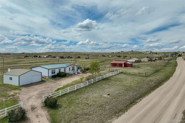 15650 W Valdez Cir, Peyton, CO 80831 - aerial view of sparsely populated area with agricultural land