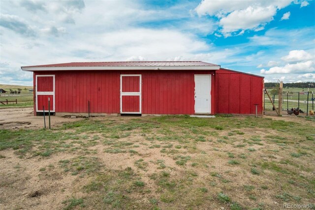 15650 W Valdez Cir, Peyton, CO 80831 - view of pole building with fence