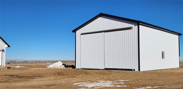 view of outdoor structure