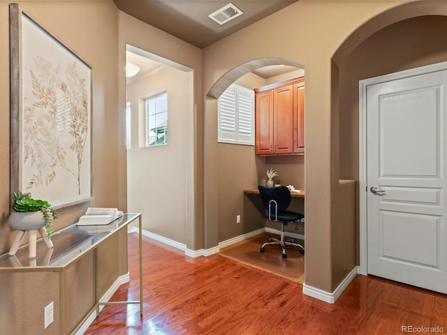 11962 W Long Cir Unit 203, Littleton, CO 80127 - office space with light wood-type flooring and built in study area