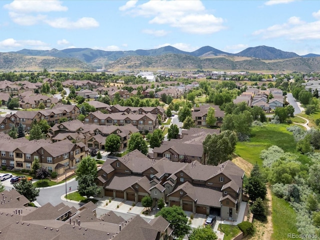 11962 W Long Cir Unit 203, Littleton, CO 80127 - aerial view of residential area with a mountain backdrop