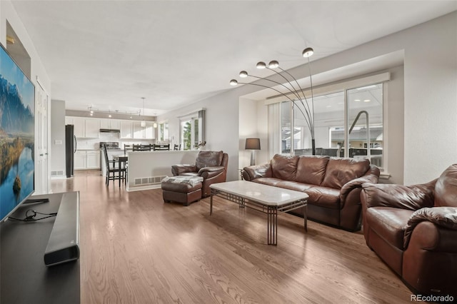 6307 Monterey Pl, Highlands Ranch, CO 80130 - living area with light wood-style flooring