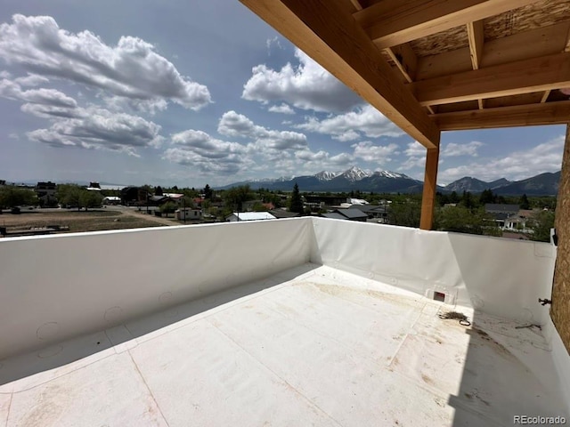 420 Pinon St, Buena Vista, CO 81211 - view of patio with a mountain view