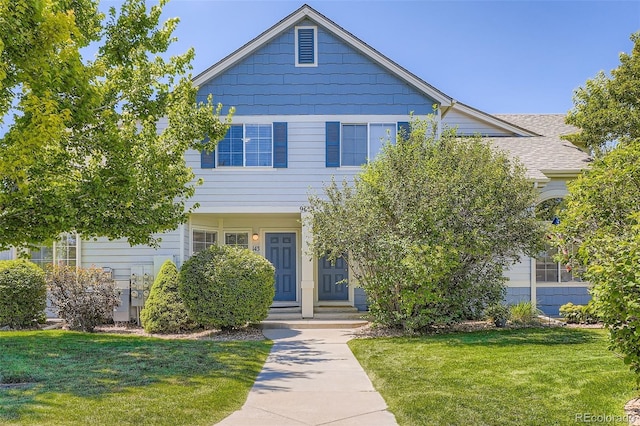9653 Deerhorn Ct Unit 143, Parker, CO 80134 - view of front facade featuring a front yard