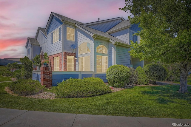 9653 Deerhorn Ct Unit 143, Parker, CO 80134 - view of side of home with a lawn