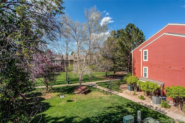 2690 E Otero Pl Unit 7, Centennial, CO 80122 - view of grassy yard with central air condition unit
