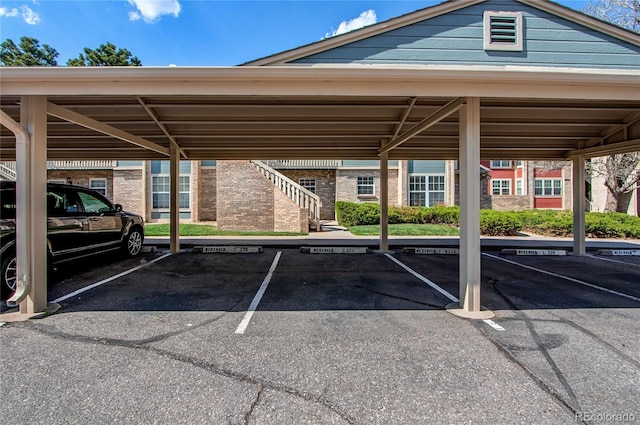 2690 E Otero Pl Unit 7, Centennial, CO 80122 - covered parking lot with stairway