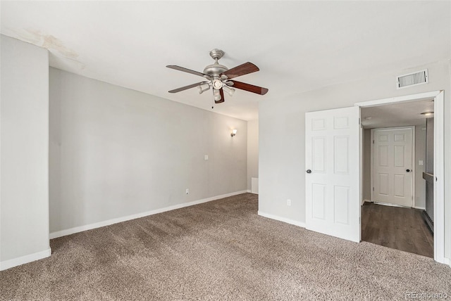 3550 S Harlan St Unit 105, Denver, CO 80235 - unfurnished room featuring carpet floors and a ceiling fan