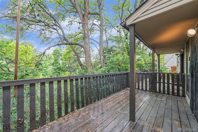 3550 S Harlan St Unit 105, Denver, CO 80235 - view of wooden deck