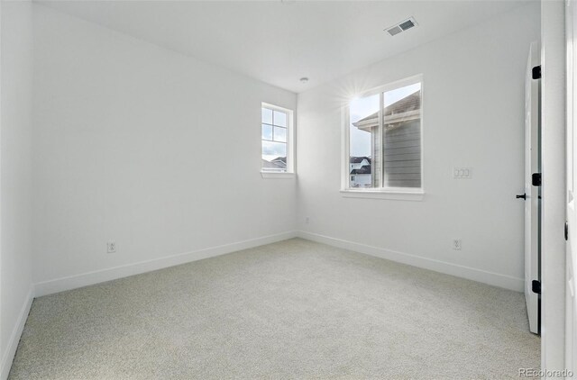 16549 Black Rose Cir, Parker, CO 80134 - spare room featuring carpet floors, baseboards, and visible vents