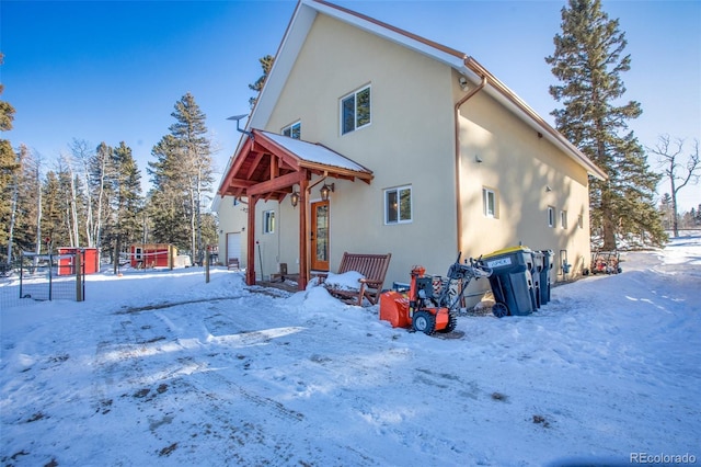 167 County Road 511, Divide, CO 80814 - view of snow covered back of property