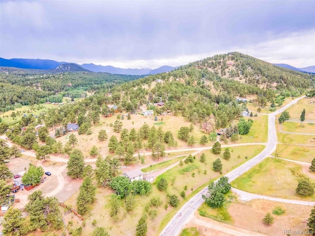 162 Pine Trl, Bailey, CO 80421 - drone / aerial view of a mountain backdrop