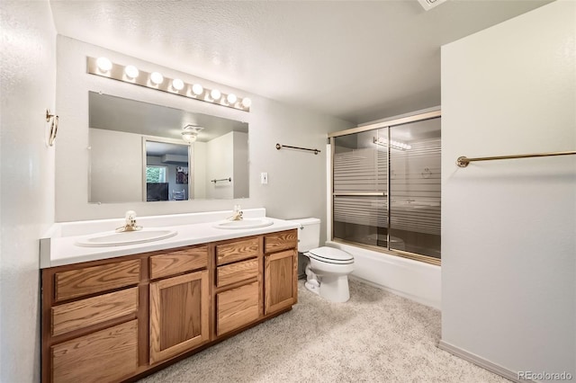 360 Morning Star Ln, Lafayette, CO 80026 - bathroom featuring double vanity and shower / bath combination with glass door