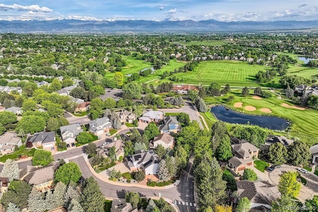 360 Morning Star Ln, Lafayette, CO 80026 - aerial view of residential area with a water and mountain view and a golf course