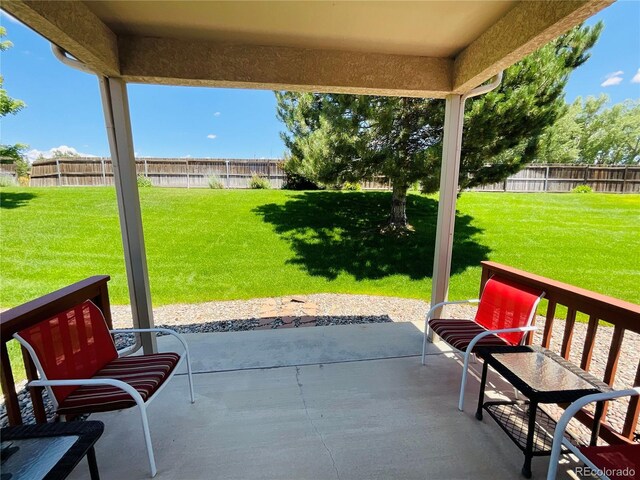 view of patio