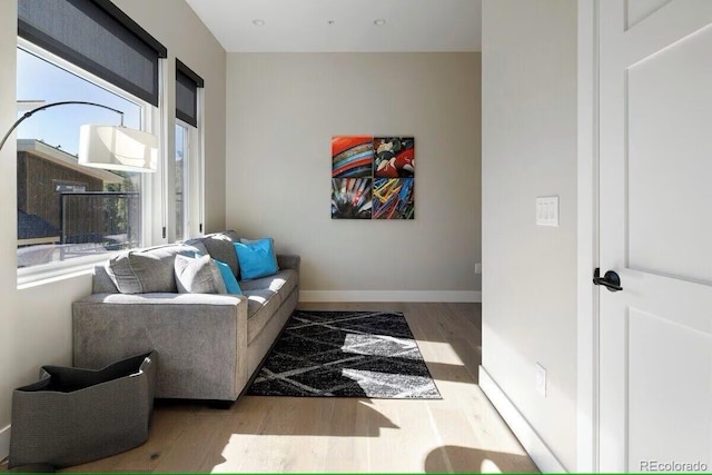 387 Bear Trl, Winter Park, CO 80482 - living area featuring wood finished floors and baseboards