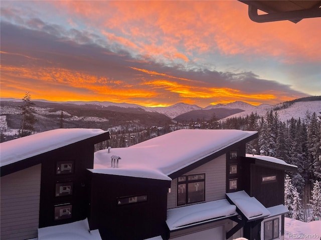 387 Bear Trl, Winter Park, CO 80482 - snow covered patio with a mountain view