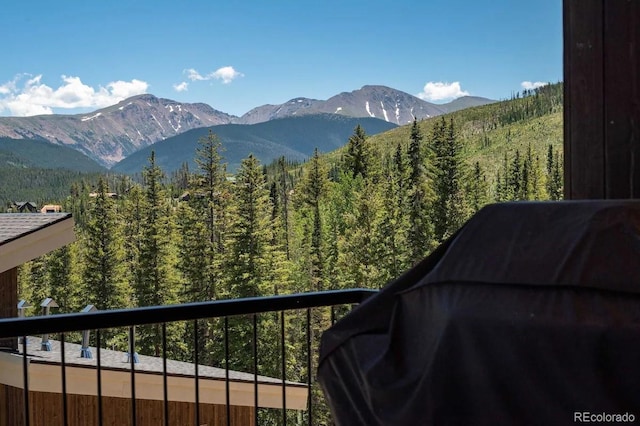 387 Bear Trl, Winter Park, CO 80482 - view of mountain background featuring a heavily wooded area