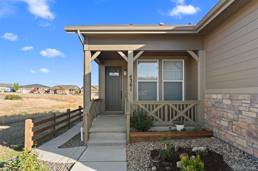 view of entrance to property