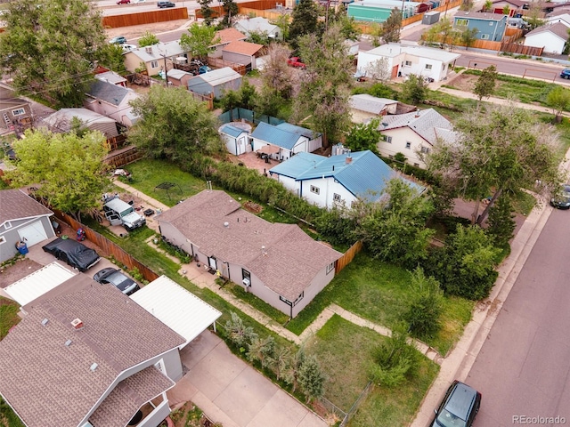 2258 S Galapago St, Denver, CO 80223 - aerial perspective of suburban area