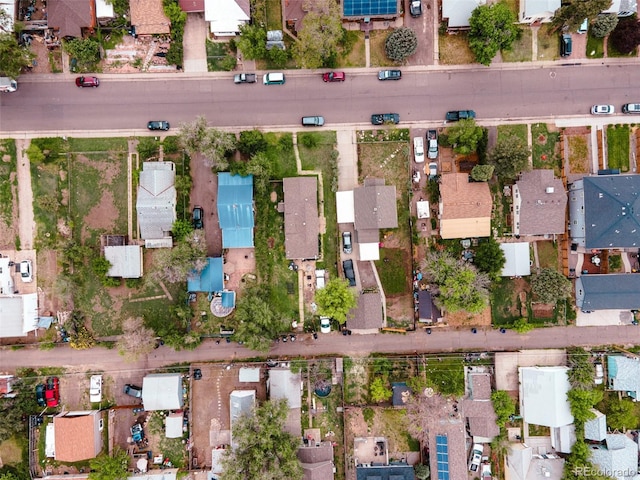 2258 S Galapago St, Denver, CO 80223 - aerial overview of property's location featuring nearby suburban area